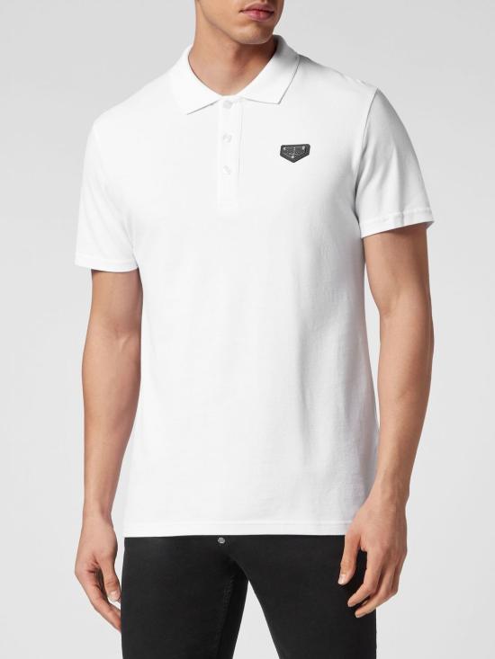 26SS 필립 플레인 폴로 티셔츠 LABCMTK6061PTE003N 01 White