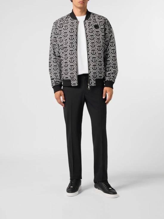 26SS 필립 플레인 봄버 자켓 UAFCMRB3162PNY002N 02 Black - PHILIPP PLEIN