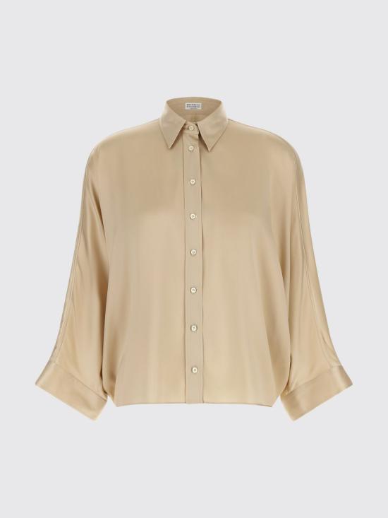 26SS 브루넬로 쿠치넬리 셔츠 M0C59MQ606 C9643 Beige - BRUNELLO CUCINELLI