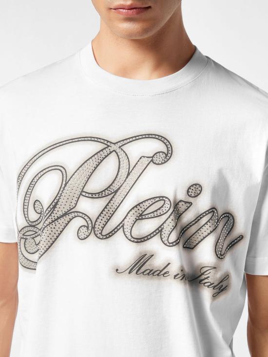26SS 필립 플레인 반팔 티셔츠 FAECMTK8538PJY002N 01 White - PHILIPP PLEIN