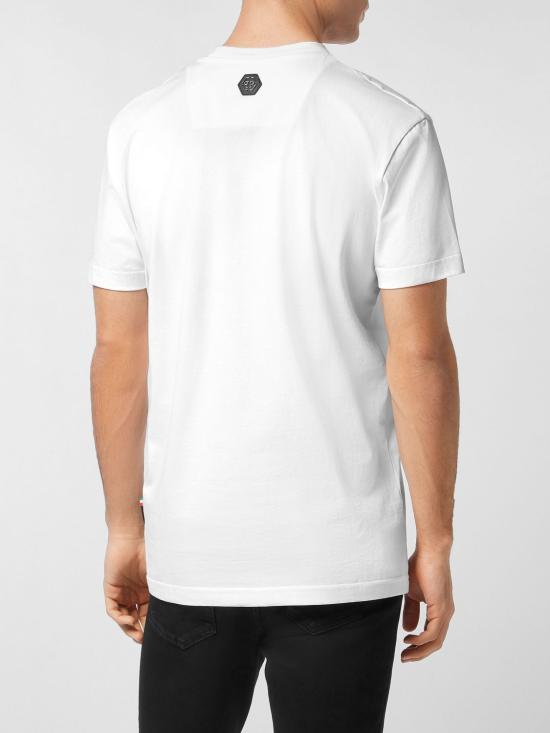 26SS 필립 플레인 반팔 티셔츠 FAECMTK8538PJY002N 01 White - PHILIPP PLEIN