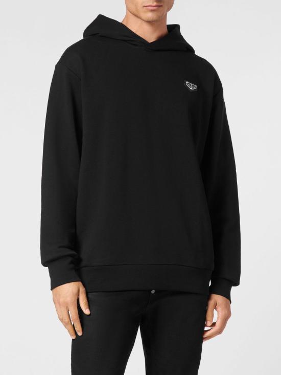 26SS 필립 플레인 후드 티셔츠 UADCMJB3566PJY002N 02 Black