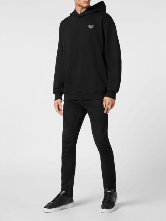 26SS 필립 플레인 후드 티셔츠 UADCMJB3566PJY002N 02 Black - PHILIPP PLEIN