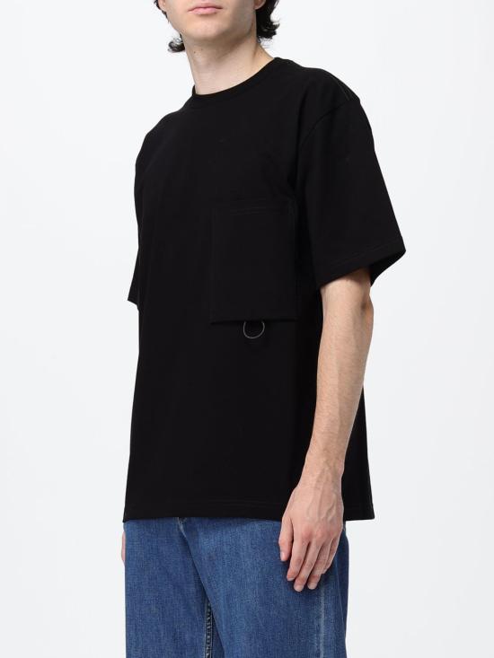 26FW 보테가베네타 반팔 티셔츠 875394V6P30 1010 Black - BOTTEGA VENETA