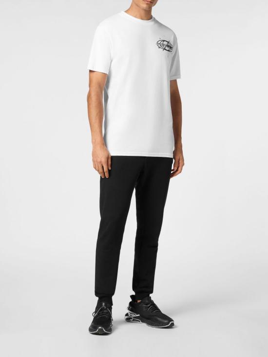 26SS 플레인스포츠 반팔 티셔츠 SAECMTK8012STE001N 01 White - PLEIN SPORT