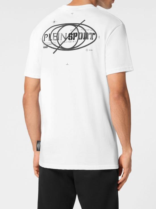 26SS 플레인스포츠 반팔 티셔츠 SAECMTK8012STE001N 01 White - PLEIN SPORT