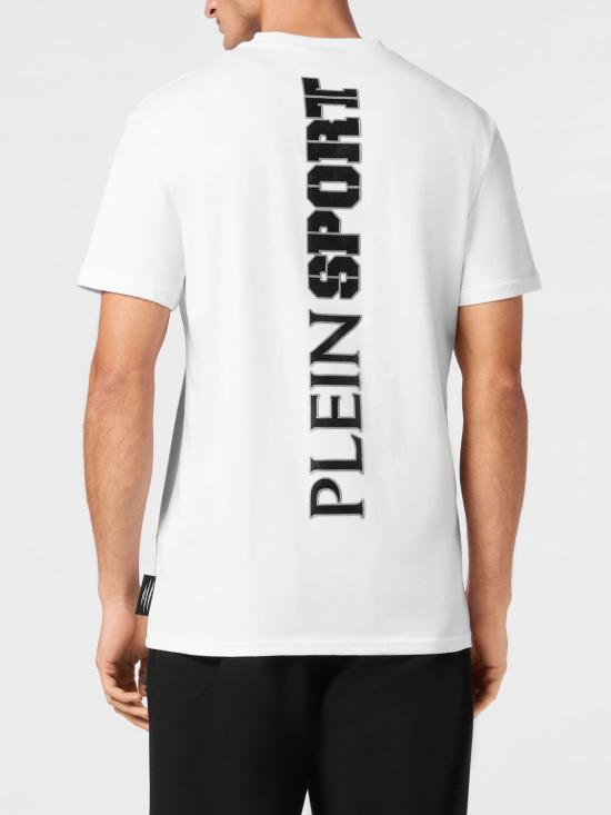 26SS 플레인스포츠 반팔 티셔츠 SAECMTK8019STE001N 0170 White - PLEIN SPORT