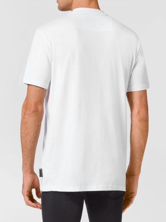 26SS 필립 플레인 반팔 티셔츠 LABCMTK6058PJY002N 01 White - PHILIPP PLEIN