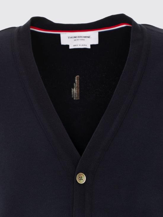 26FW 톰브라운 가디건 MJT582E00535 415 Navy - THOM BROWNE