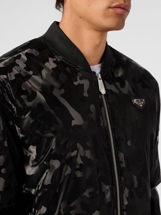 26SS 필립 플레인 봄버 자켓 UAFCMRB3157PNY002N 02 Black - PHILIPP PLEIN