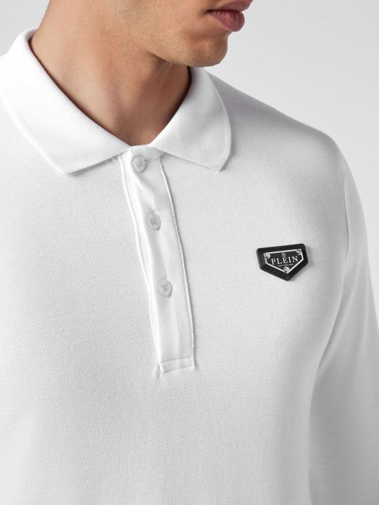 26SS 필립 플레인 폴로 티셔츠 LABCMTK6060PTE003N 01 White - PHILIPP PLEIN
