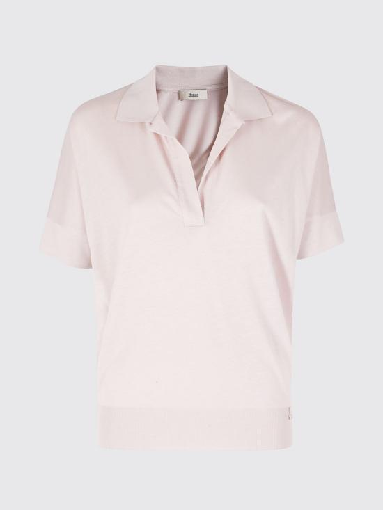 26SS 에르노 폴로 티셔츠 JPL00113D52056 4035 Blush Pink - HERNO