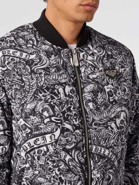 26SS 필립 플레인 봄버 자켓 UAFCMRB3164PNY002N 02 Black - PHILIPP PLEIN