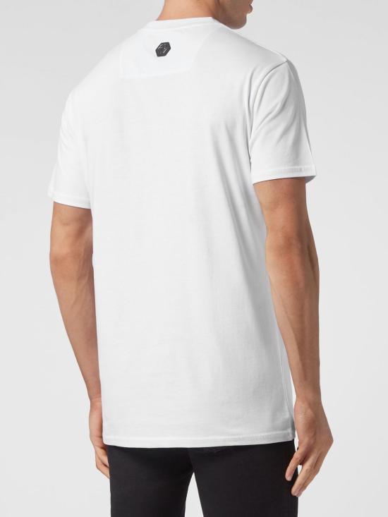 26SS 필립 플레인 반팔 티셔츠 LABCMTK5131PJY002N 01 White - PHILIPP PLEIN