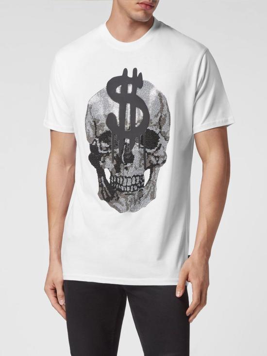 26SS 필립 플레인 반팔 티셔츠 LABCMTK5131PJY002N 01 White