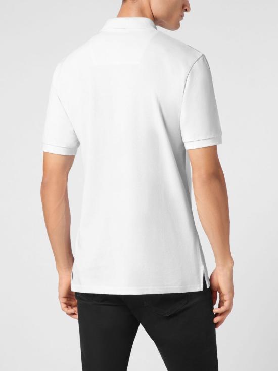 26SS 필립 플레인 폴로 티셔츠 UADCMTK7980PJY002N 01 White - PHILIPP PLEIN