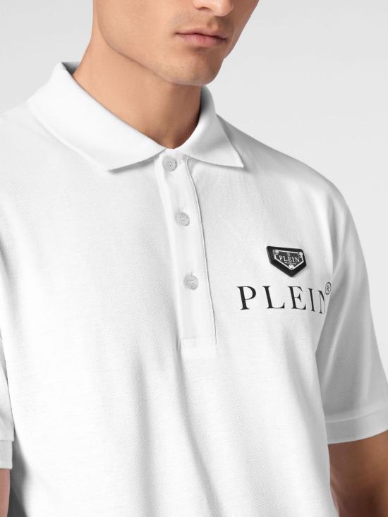 26SS 필립 플레인 폴로 티셔츠 UADCMTK7980PJY002N 01 White - PHILIPP PLEIN