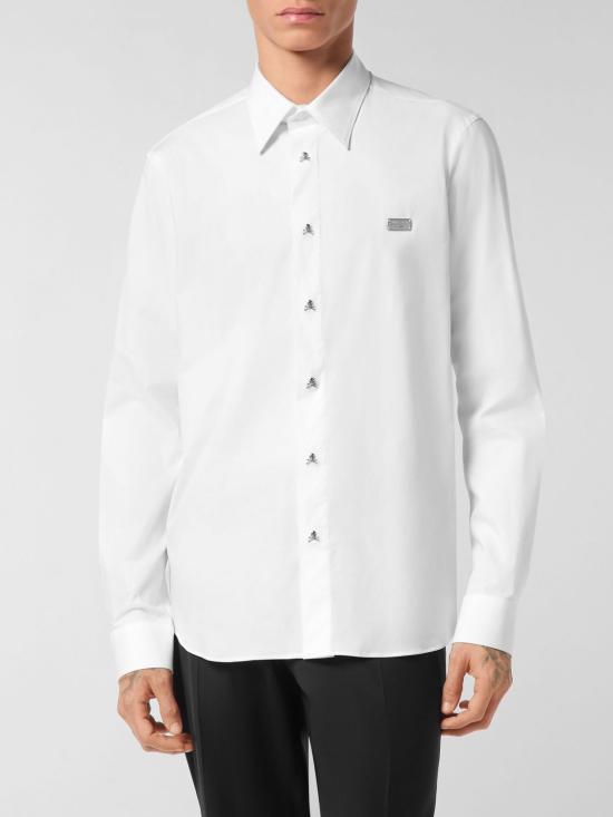 26SS 필립 플레인 긴팔 셔츠 FAECMRP2486PTE004N 01 White