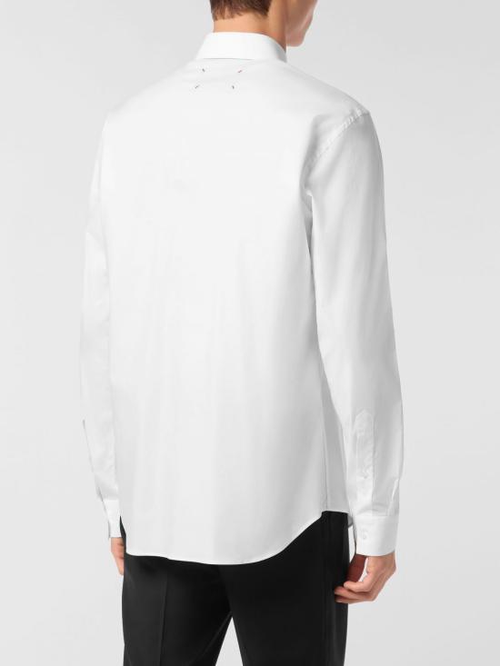 26SS 필립 플레인 긴팔 셔츠 FAECMRP2486PTE004N 01 White - PHILIPP PLEIN