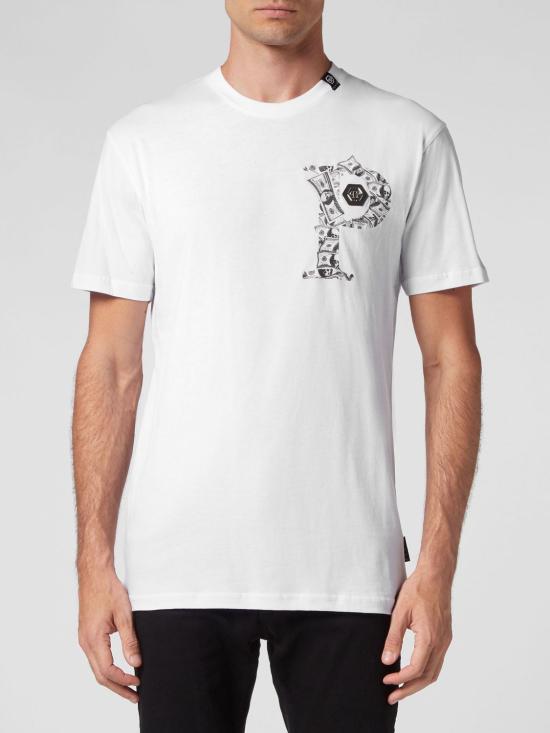 26SS 필립 플레인 반팔 티셔츠 LABCMTK5237PJY002N 01 White