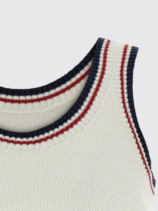 26SS 브루넬로 쿠치넬리 민소매 티셔츠 M19764500 CZ930 White - BRUNELLO CUCINELLI