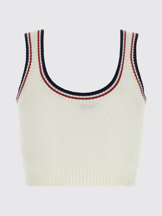 26SS 브루넬로 쿠치넬리 민소매 티셔츠 M19764500 CZ930 White - BRUNELLO CUCINELLI