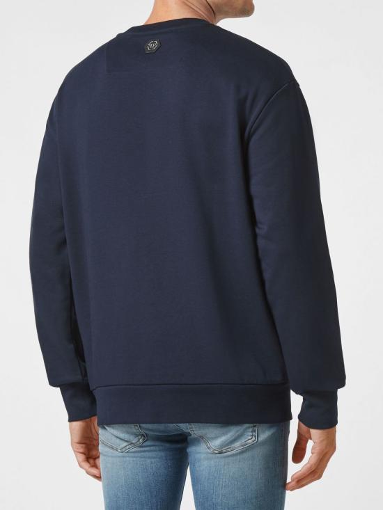 26SS 필립 플레인 긴팔 티셔츠 LABCMJO0776PJO002N 24 Blue - PHILIPP PLEIN