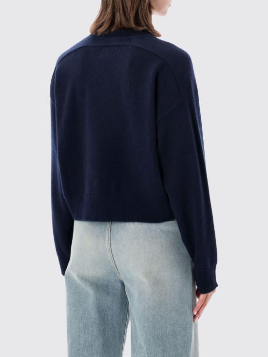 26FW 루루 드 세종 스웨터 ANZORLDS Navy - LOULOU DE SAISON