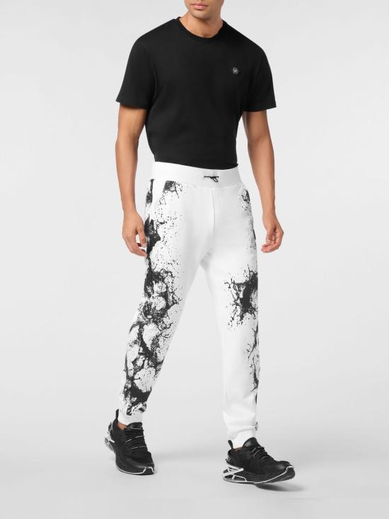 26SS 플레인스포츠 트레이닝/조거 팬츠 UAECMJT2685SJY001N 01 White - PLEIN SPORT