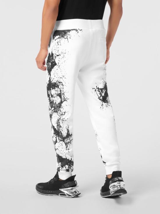 26SS 플레인스포츠 트레이닝/조거 팬츠 UAECMJT2685SJY001N 01 White - PLEIN SPORT