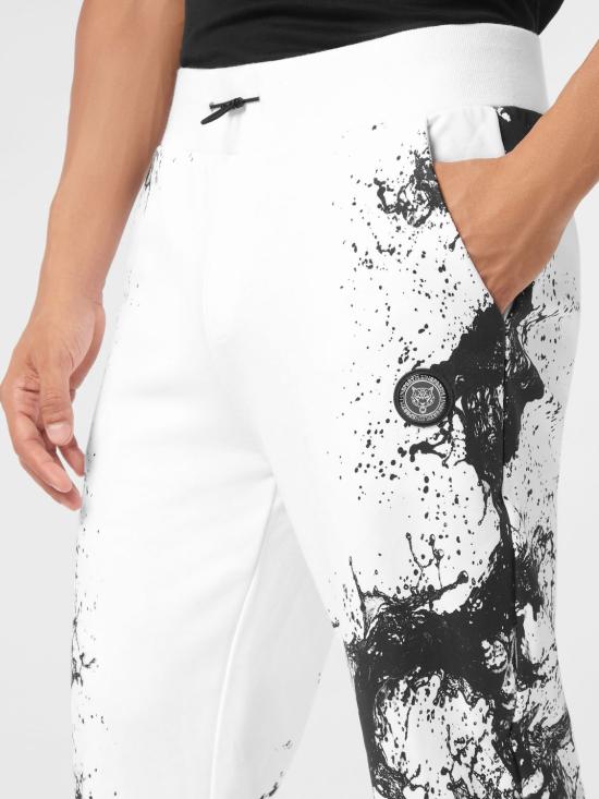 26SS 플레인스포츠 트레이닝/조거 팬츠 UAECMJT2685SJY001N 01 White - PLEIN SPORT