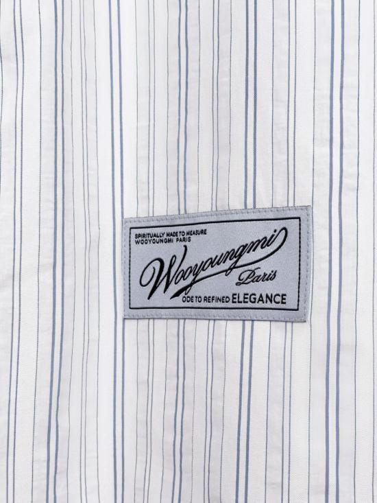 26SS 우영미 반팔 셔츠 W261SH32 837L Striped - WOOYOUNGMI
