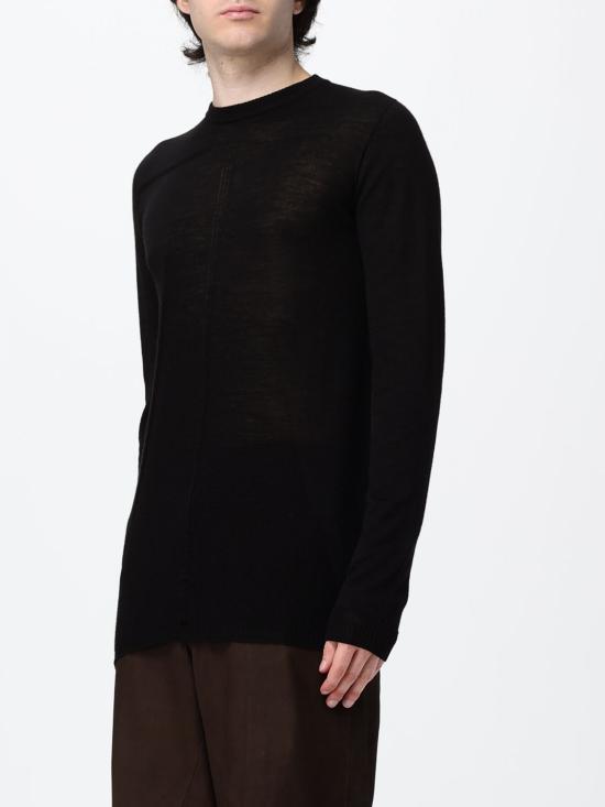 26FW 릭 오웬스 스웨터 RU02F4622ML 09 Black - RICK OWENS