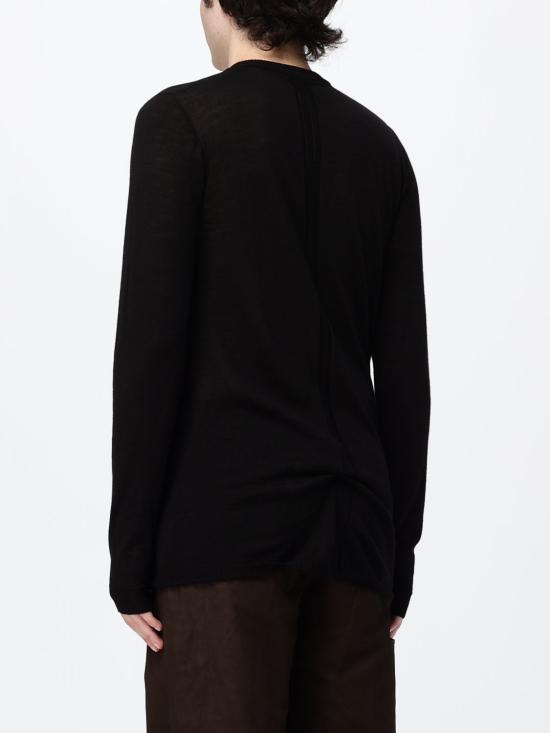 26FW 릭 오웬스 스웨터 RU02F4622ML 09 Black - RICK OWENS