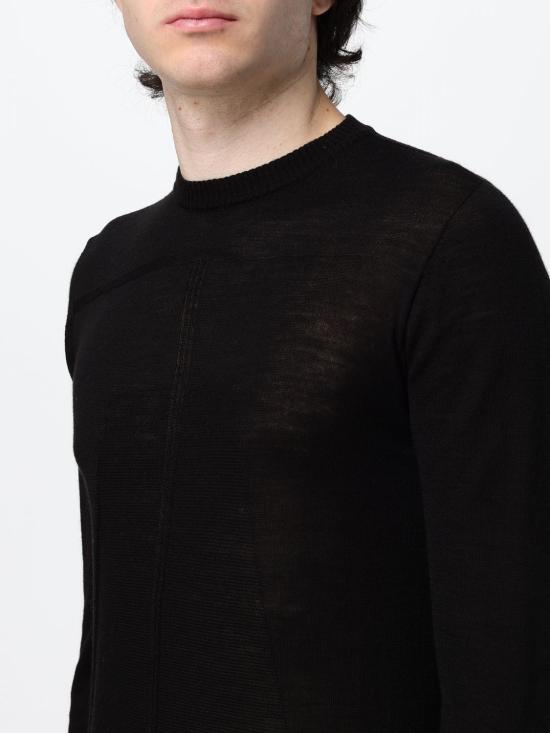 26FW 릭 오웬스 스웨터 RU02F4622ML 09 Black - RICK OWENS