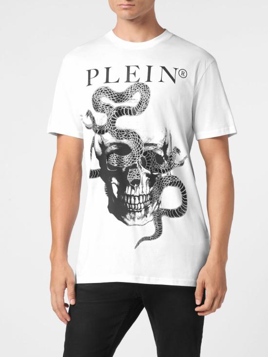 26SS 필립 플레인 반팔 티셔츠 UADCMTK7973PJY002N 01 White