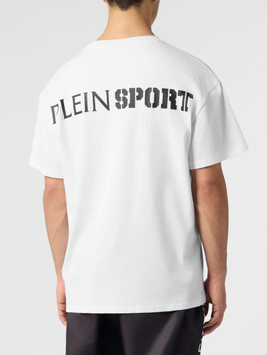 26SS 플레인스포츠 반팔 티셔츠 UAECMTK8579SJY001N 01 White - PLEIN SPORT