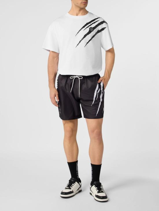 26SS 플레인스포츠 반팔 티셔츠 UAECMTK8579SJY001N 01 White - PLEIN SPORT