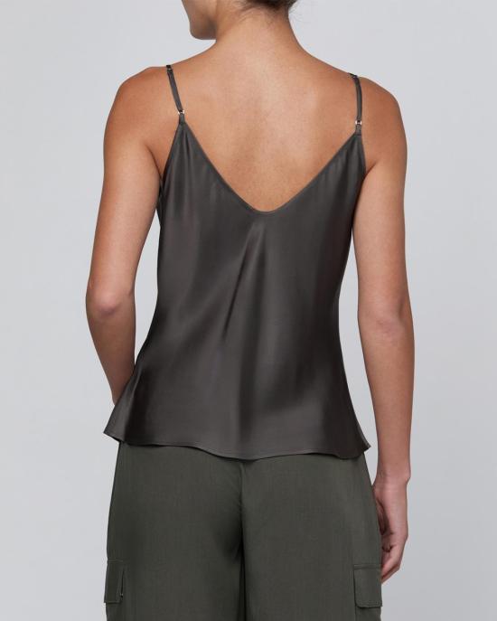  라장스 캐미솔 L'agence Lexi Camisole Ash Olive - L'AGENCE