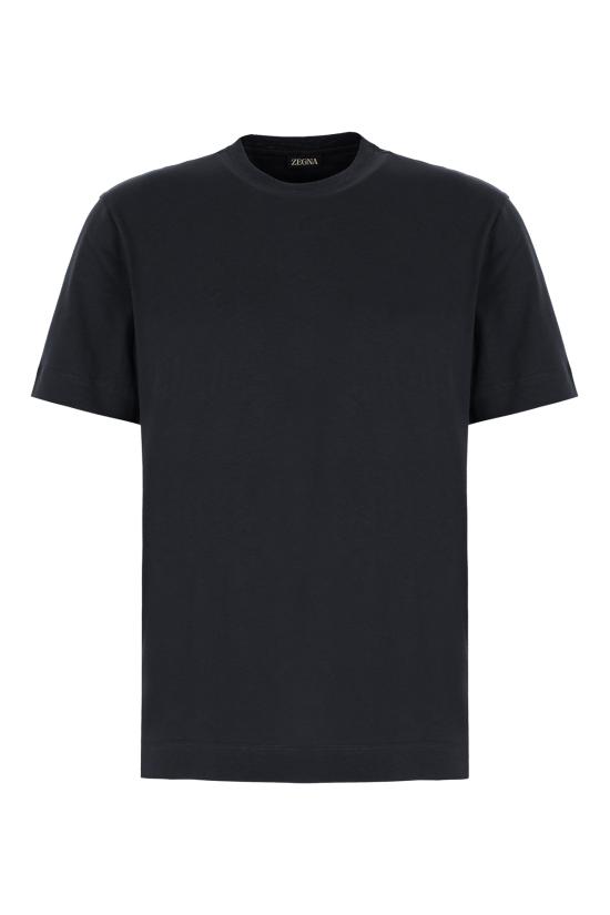 26FW 에르메네질도제냐 반팔 티셔츠 I765UI360A4 B09 NAVY BLUE