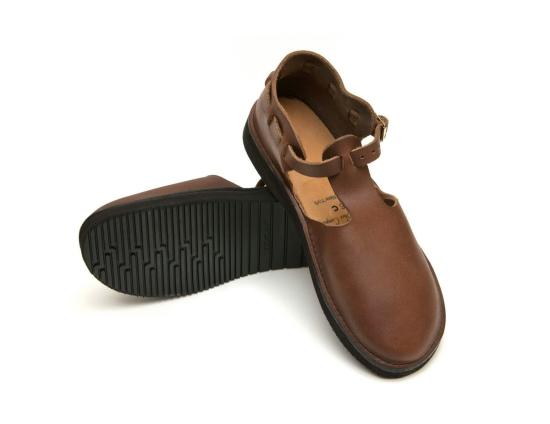  Aurora 샌들 오로라 티 스트랩  브라운 - OTHER BRANDS