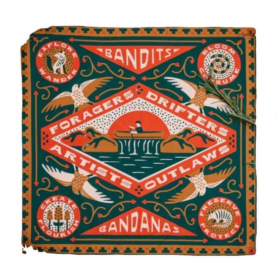  Bandits Bandanas 머플러/스카프 밴디츠 반다나 그린벨트 반다나