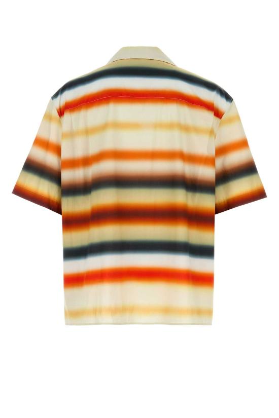 26SS 로에베 긴팔 셔츠 H616Y05XA7 ORANGEMULTICOLOR Stripped - LOEWE