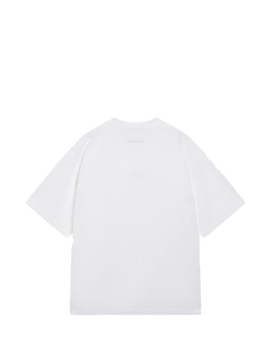 26FW 발렌시아가 더 윈도우 미디움 핏 티셔츠 764235 TUV07 9000 WHITE DOM - BALENCIAGA