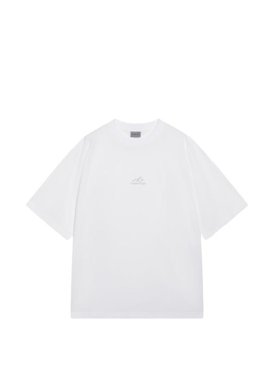 26FW 발렌시아가 더 윈도우 미디움 핏 티셔츠 764235 TUV07 9000 WHITE DOM