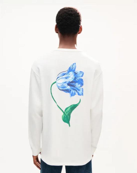 26FW 겐조 긴팔 티셔츠 FG6 5TL363 4SK 02 OFF WHITE DOM - KENZO