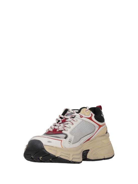 26FW 골든구스 스니커즈 GWF00724F008465 12485 WHITE DARK GREY YELLOW RED - GOLDEN GOOSE