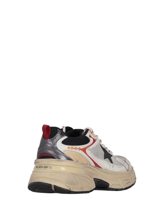 26FW 골든구스 스니커즈 GWF00724F008465 12485 WHITE DARK GREY YELLOW RED - GOLDEN GOOSE