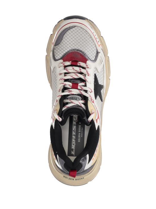 26FW 골든구스 스니커즈 GWF00724F008465 12485 WHITE DARK GREY YELLOW RED - GOLDEN GOOSE
