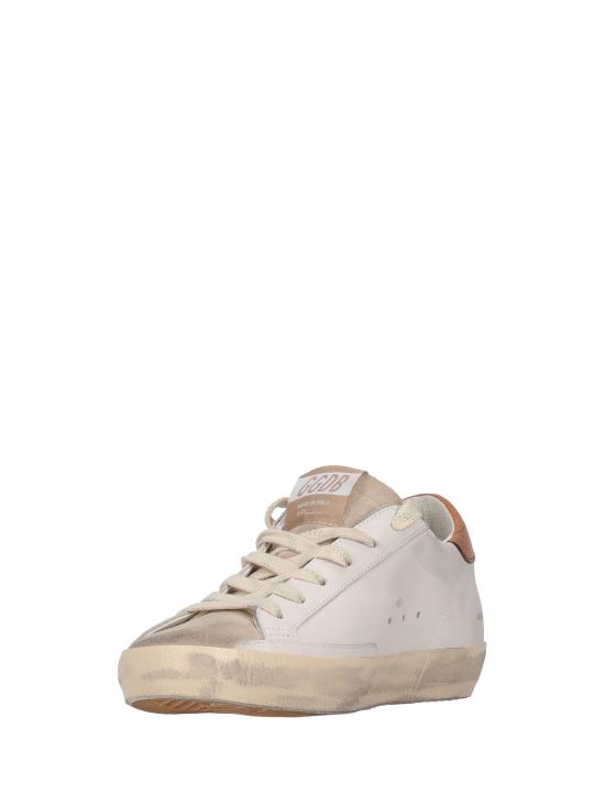 26FW 골든구스 SUPER STAR 슈퍼 스타 클래식 스니커즈 GWF00101F008719 12524 WHITE BEIGE CINDER LEATEHR BROWN - GOLDEN GOOSE